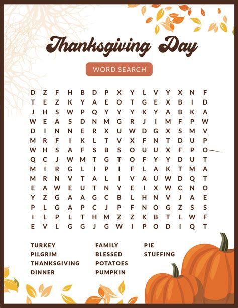 Free Printable Thanksgiving Word Puzzles - Jenny Printable
