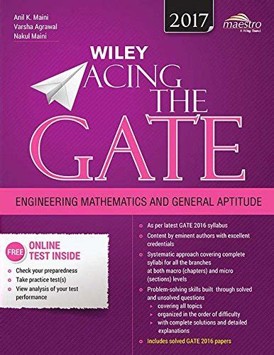 Wiley Acing the Gate: Engineering Mathematics and General Aptitude ...