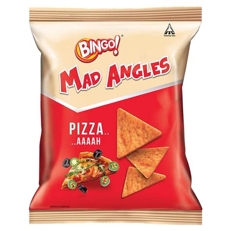 Bingo Mad Angles Chips Pizza - Aah, 66 g – Fetch N Buy