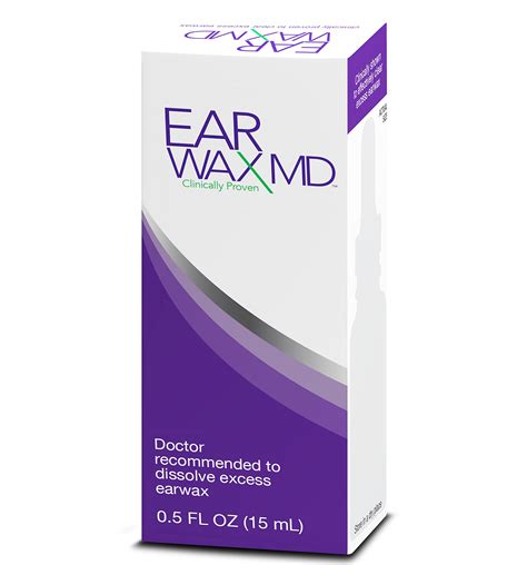 Earwax MD Drops, Earwax Removal Drops for Ear Cleaning, 15 mL
