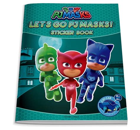 Wonder House Books Let's Go PJ Masks Stickers Book Paper back ...