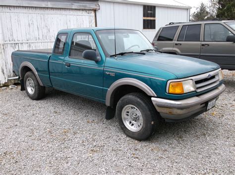 Green 1993 Ford Ranger XLT 4 x 4 - Classic Ford Ranger 1993 for sale