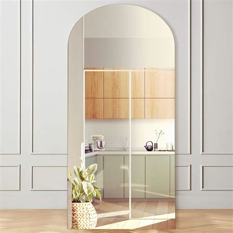 Tall Floor Mirror Arched at Eleanor Noel blog