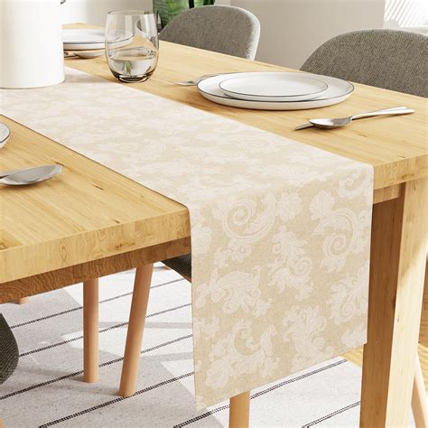 Buy Encasa Dining Table Runner for 8 seater I Size 32x240 cm | - Floral ...