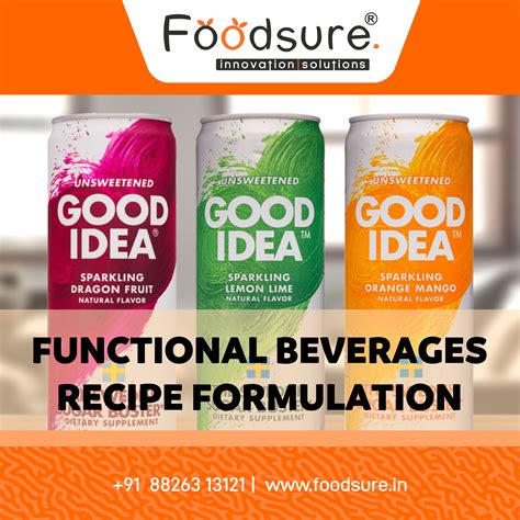 Functional Beverages Recipe Formulation in Delhi, India | Foodsure