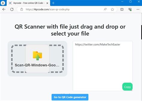 Scan QR Code PC 的图像结果