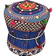 Rang Rohi Rajasthani Handmade Patchwork Cotton Mudda/Ottoman/Pouffe ...