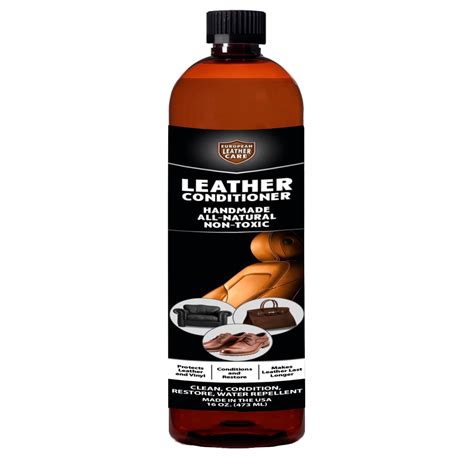 European Leather Care Leather 16 oz Conditioner for Leather Couch ...