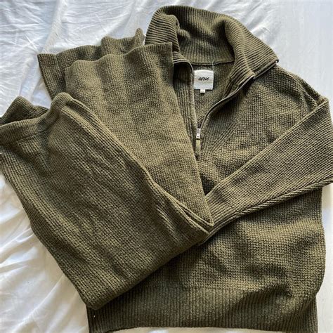 Aerie cozy waffle knit set in green Both XS no... - Depop