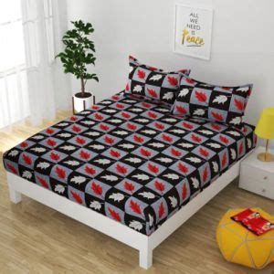 Shri Radhe Shyam Trading Company - 3d Gold Polycotton Double Bed Sheet ...