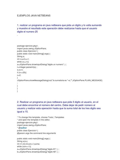 Ejemplos Java Netbeans 的图像结果