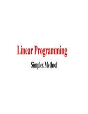 Image result for Simplex Method Linear Programming Poster