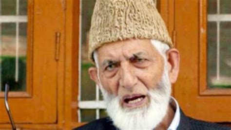 Syed Ali Geelani accuses Centre of forcing demographic change, asks J&K ...