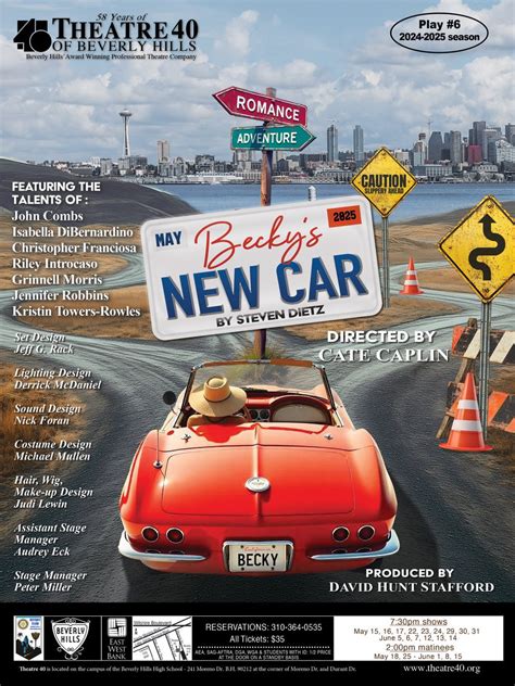 Beckys New Car By Steven Dietz, Directed by Cate Caplin, 241 S Moreno ...
