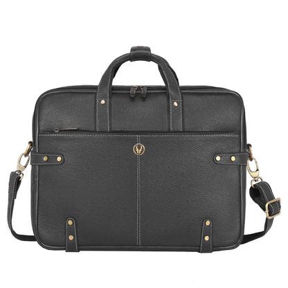 CYRUS Leather Laptop Messenger Bag for Men – WILDHORN