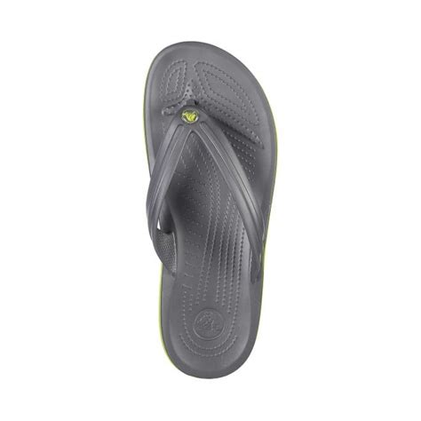Buy Crocs Men Graphite/Volt G Casual Slippers Online | SKU: 118-11033 ...