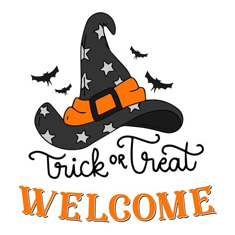 Welcome Trick Or Treat Sign Halloween - 15 Free PDF Printables ...