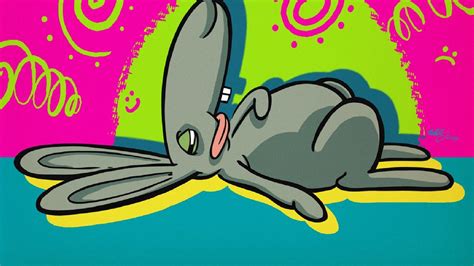 Wallpaper rabbit, sleep, bright, picture hd, picture, image