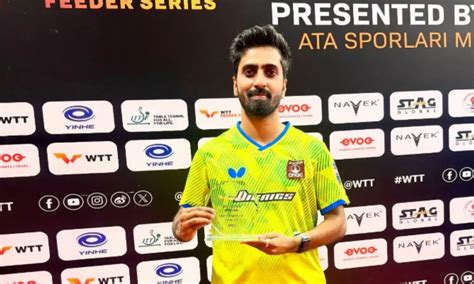 WTT Feeder Istanbul: Sathiyan Gnanasekaran finishes runner-up | WTT ...