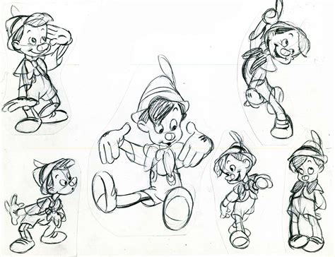 Drawings Of Pinocchio