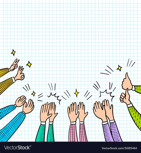 Image result for Hands Clapping Vector Sketch