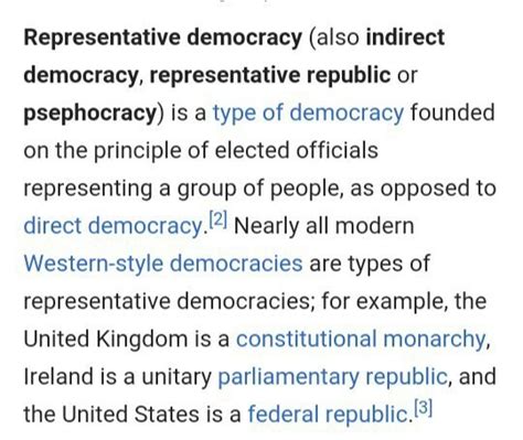 what is representative democracy? why do we need it - Brainly.in