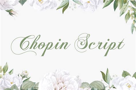 Chopin Script Font - Dafont Free