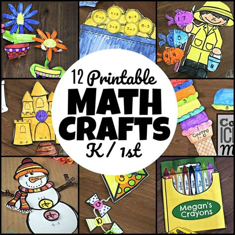 Image result for Math Crafts Printable