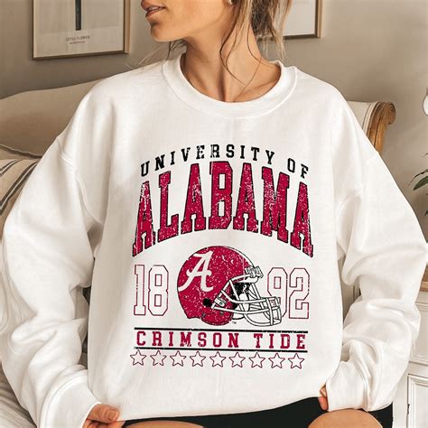 Be Bold With Retro University of Alabama Sweatshirt - Bluefink