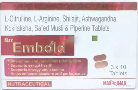 Max Embold Tablet 10s - Uses, Side Effects, Price, and Dosage ...