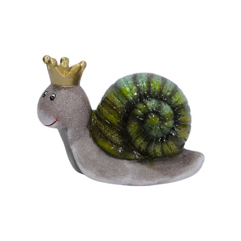 Figurka ślimak z terakoty 14,5 x 10,5 cm - Bricomarche.pl