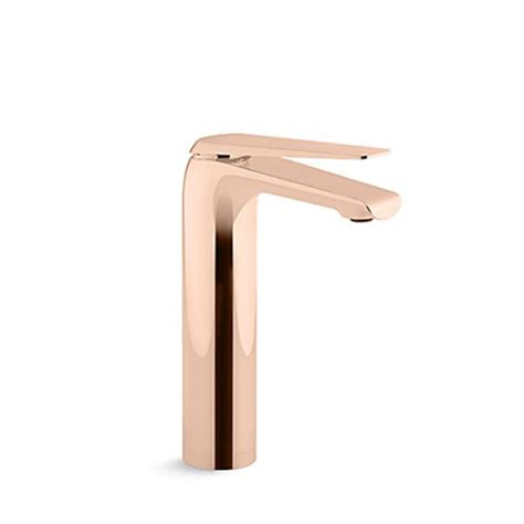 Kohler Avid Tall single-control basin faucet rose gold | mykit | Buy ...