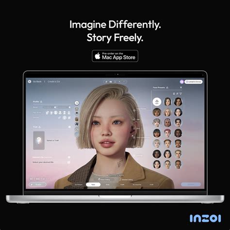 inZOI will be officially available on the Apple Mac App Store...