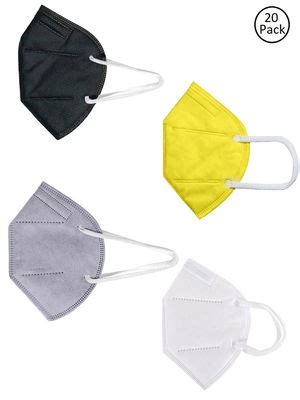 Buy Fabula Pack of 20 Kn95 N95 Anti-Pollution Reusable 5-Layer Mask Online