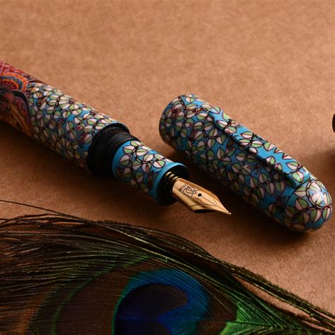 Lotus Radha Krishna Ebonite Fountain Pen | Indian Pen at Makoba |Lotus