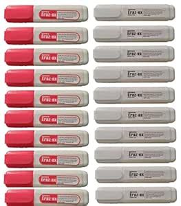 Kores Eraz-ex White Ink Correction Pen 12ml, Set of 20 (10 Pcs ...