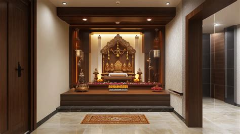 Latest Middle Class Indian Style Pooja Room Design 2025
