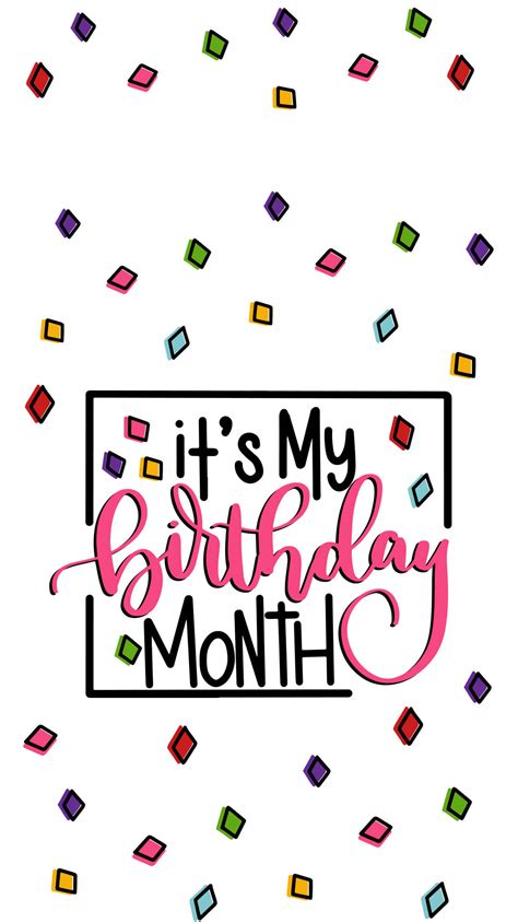 Download It's My Birthday Month Wallpaper | Wallpapers.com