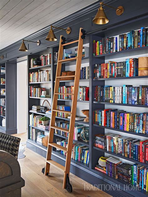 5 Beautiful Family Room Ideas | Home library design, Home libraries ...