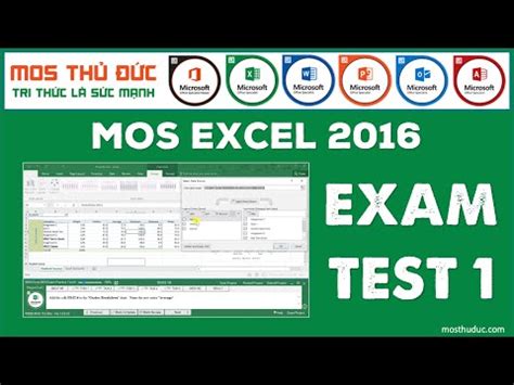 MOS Excel Test Practice 的图像结果