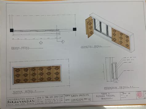 Flat Roof section elevation for AIA 5620 at Wayne State Univ. Interior ...