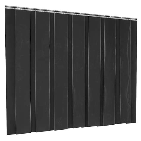 Black Vinyl Strip Door Kit - 10 x 10' H-2826 - ULINE
