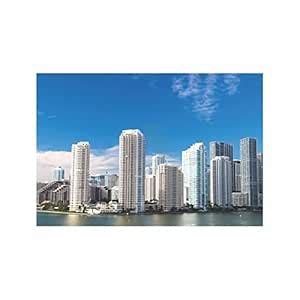 Anne Print Solutions® View of Miami downtown Posters without frame For ...