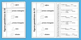 Solapas de figuras geométricas 2D | Twinkl USA - Twinkl