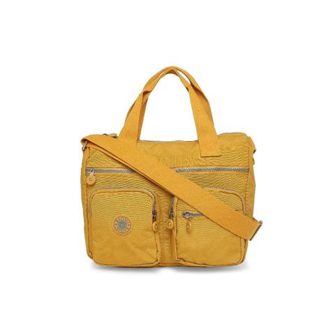 Buy Baomi CRINKLE Range Yellow Color Soft Case Nylon Shoulder Bag Online