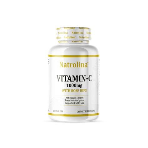 Vitamin C 1000 mg with Rose Hips - 100 Tablets Vegan