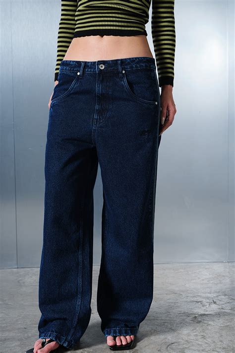 Buy Ridge Line Blue Straight Fit Jeans | BonkersCorner