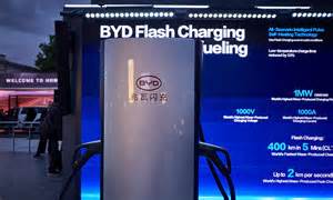 BYD will install 300 'flash chargers' in the UK this year that add 1.2 ...