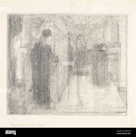 St Theophilus and the Angel, Sketch, Dalziels' Bible Gallery Ezekiel ...