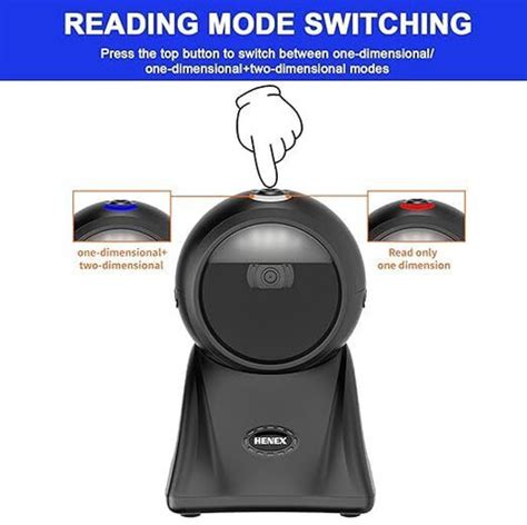 HENEX Desktop 2D Barcode Scanner 2D Camera Barcode Scanner Price in ...